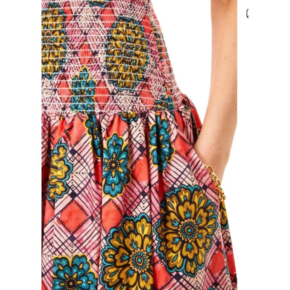 Autumn Adeigbo Pink Floral Winnie dress NWT Size 8 - Picture 5 of 7